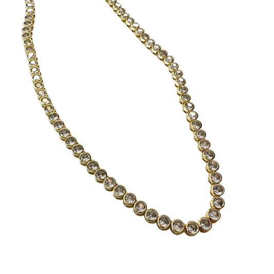 Gold Tennis Necklace