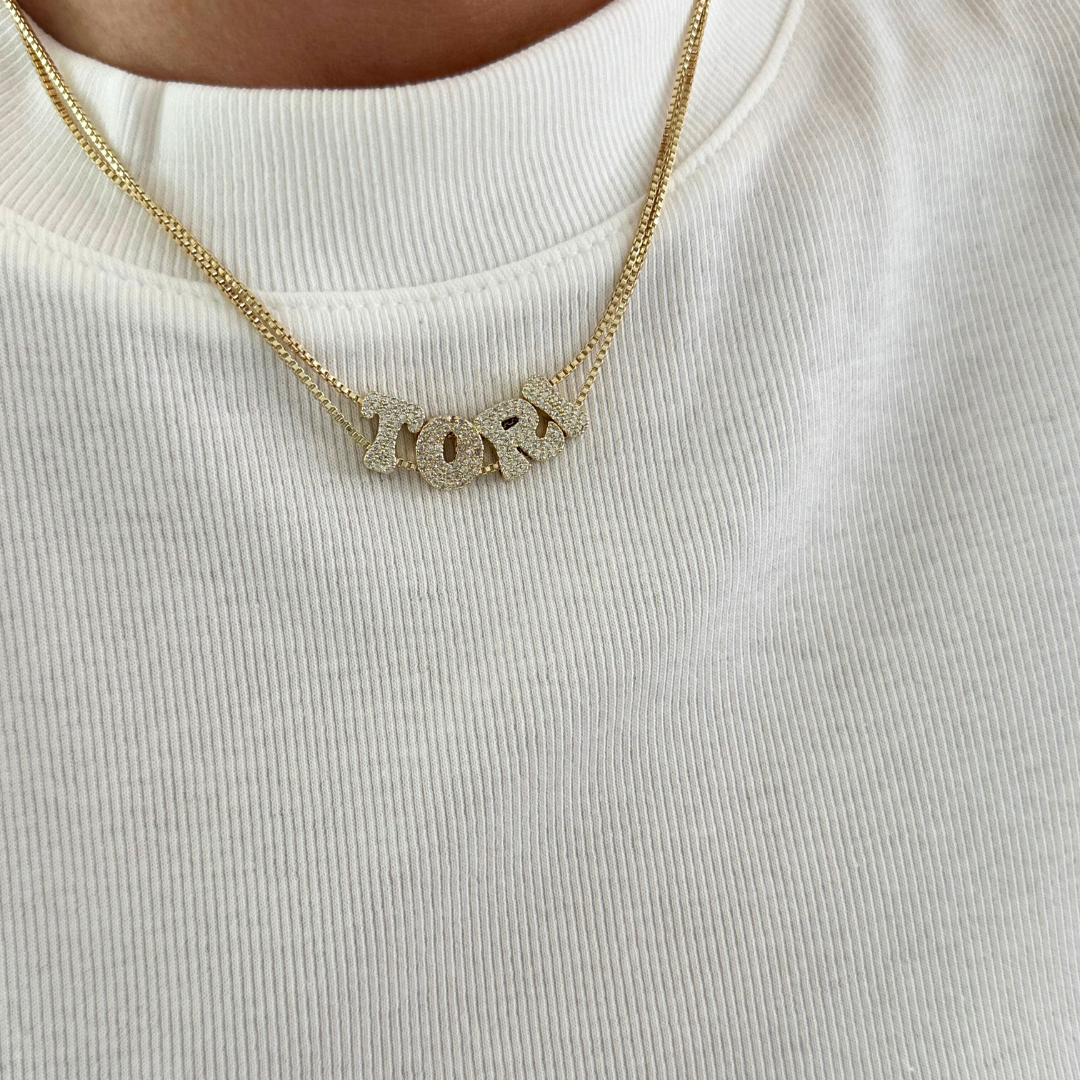 Pavé Name Necklace