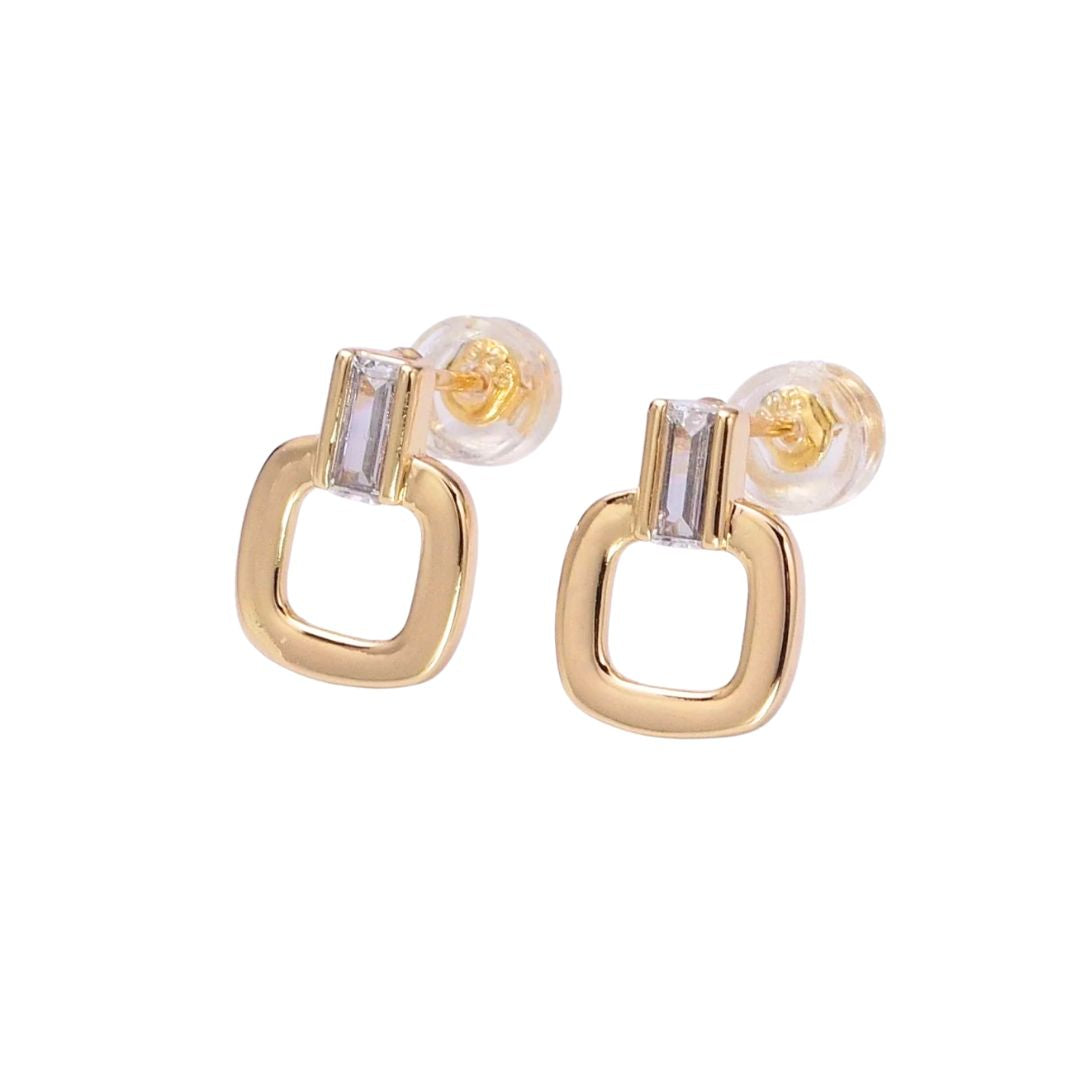 Square Stud Earrings