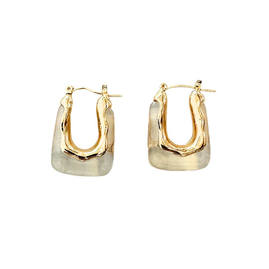 Lucite Hoops