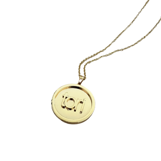 Gold Coin Pendant