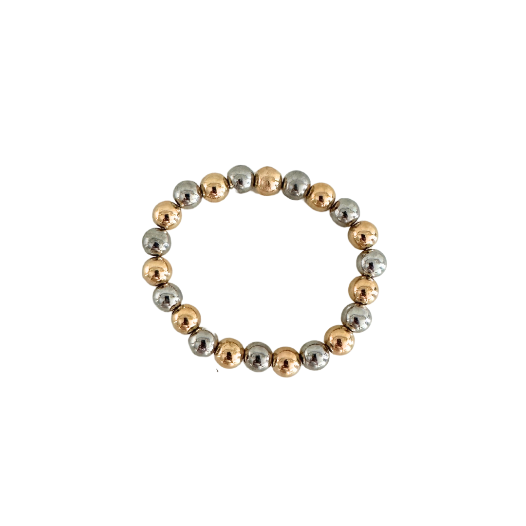 Two Tone Mixed Bracelet