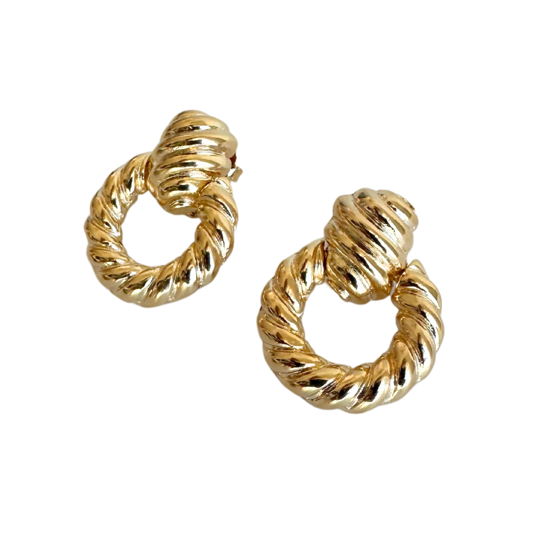 Golden Rope Earrings