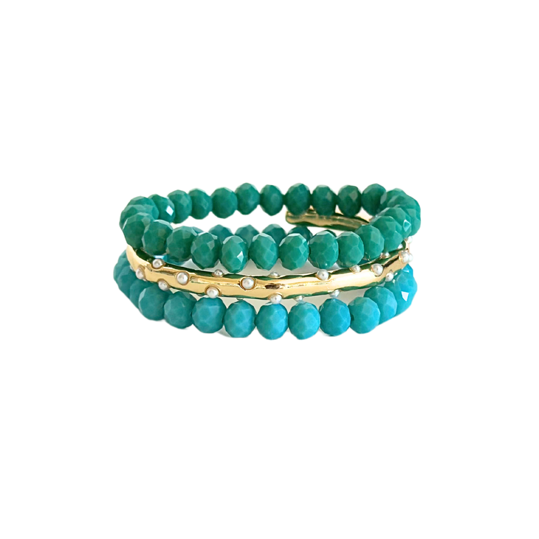 Quinn Turquoise Stack