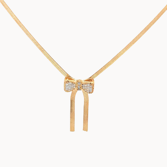 Herringbone Bowtie Chain