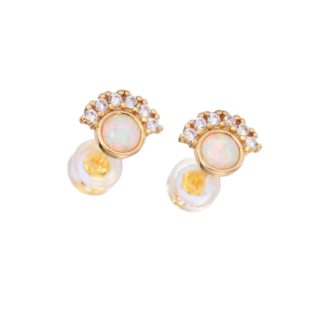 Opal Stud Earrings