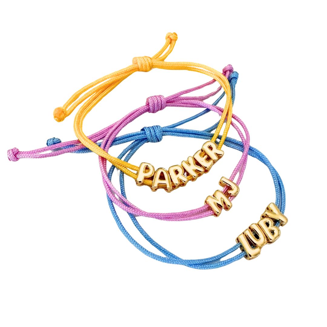 Bubble Name Bracelet